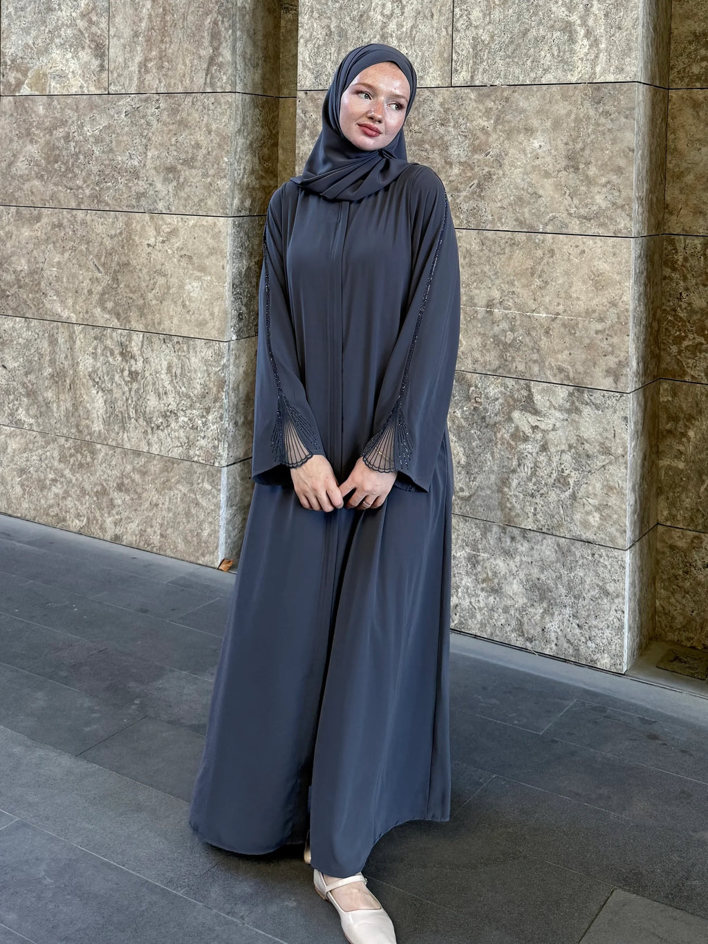 Sim Abaya + Shawl