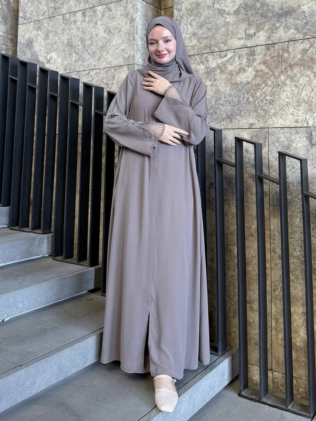 Sim Abaya + Shawl