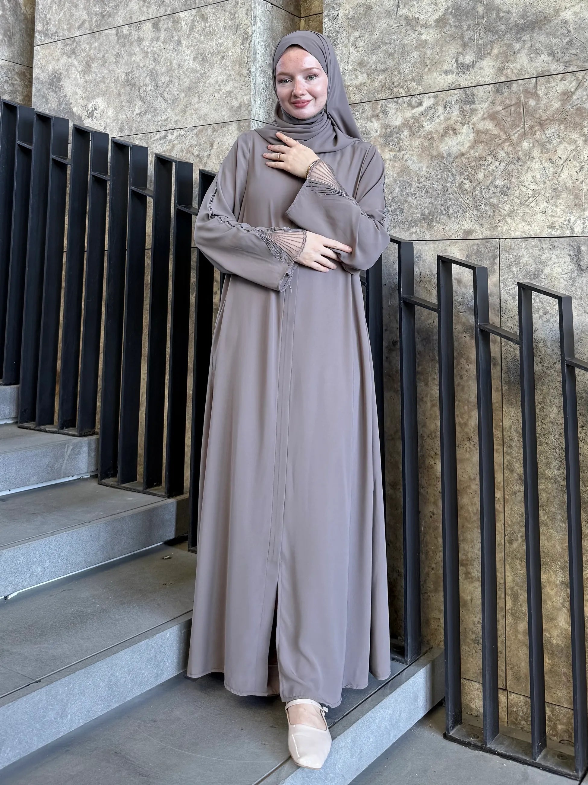 Sim Abaya + Shawl