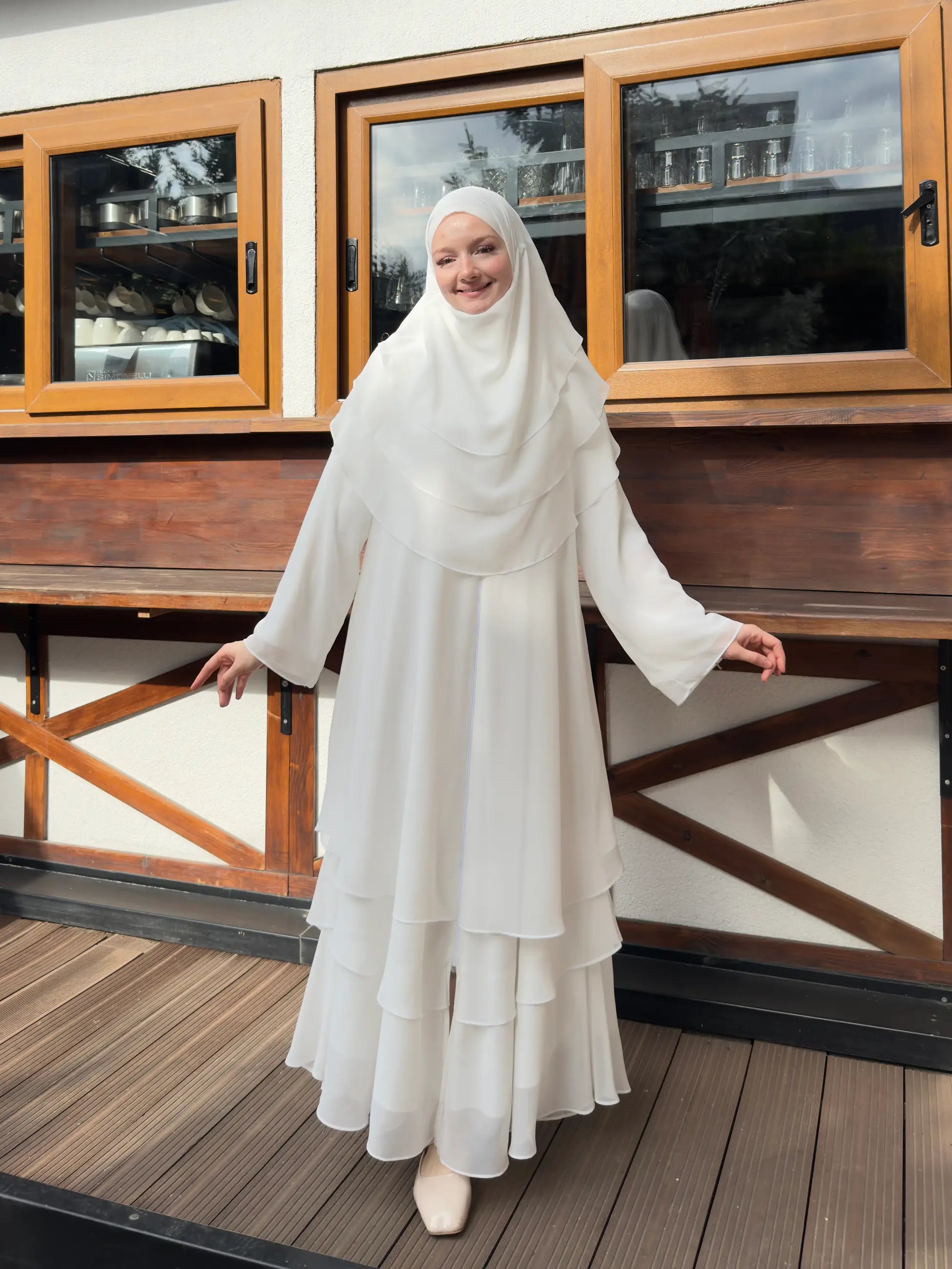 Chiffon Set – White