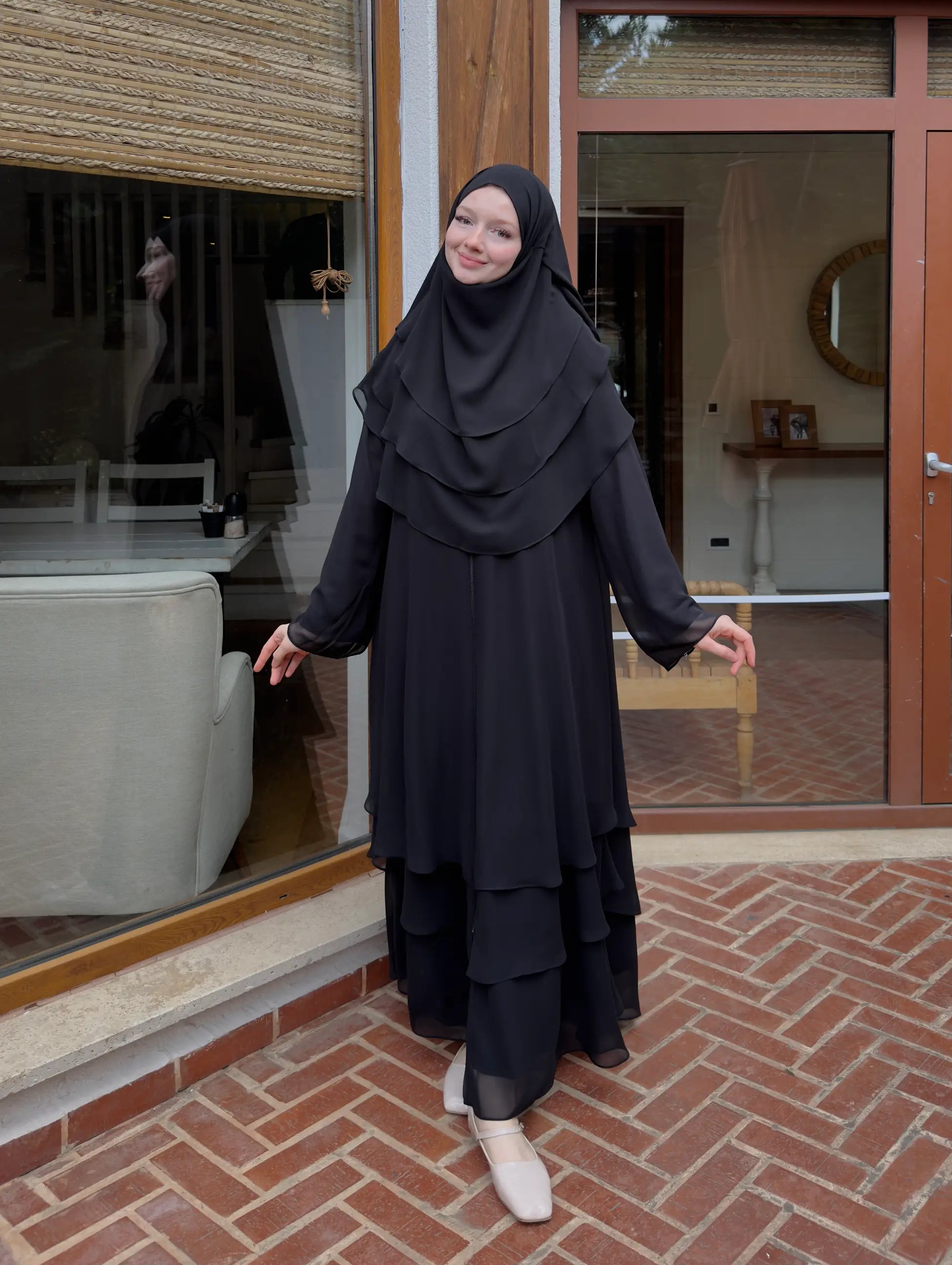 Chiffon Set – Black