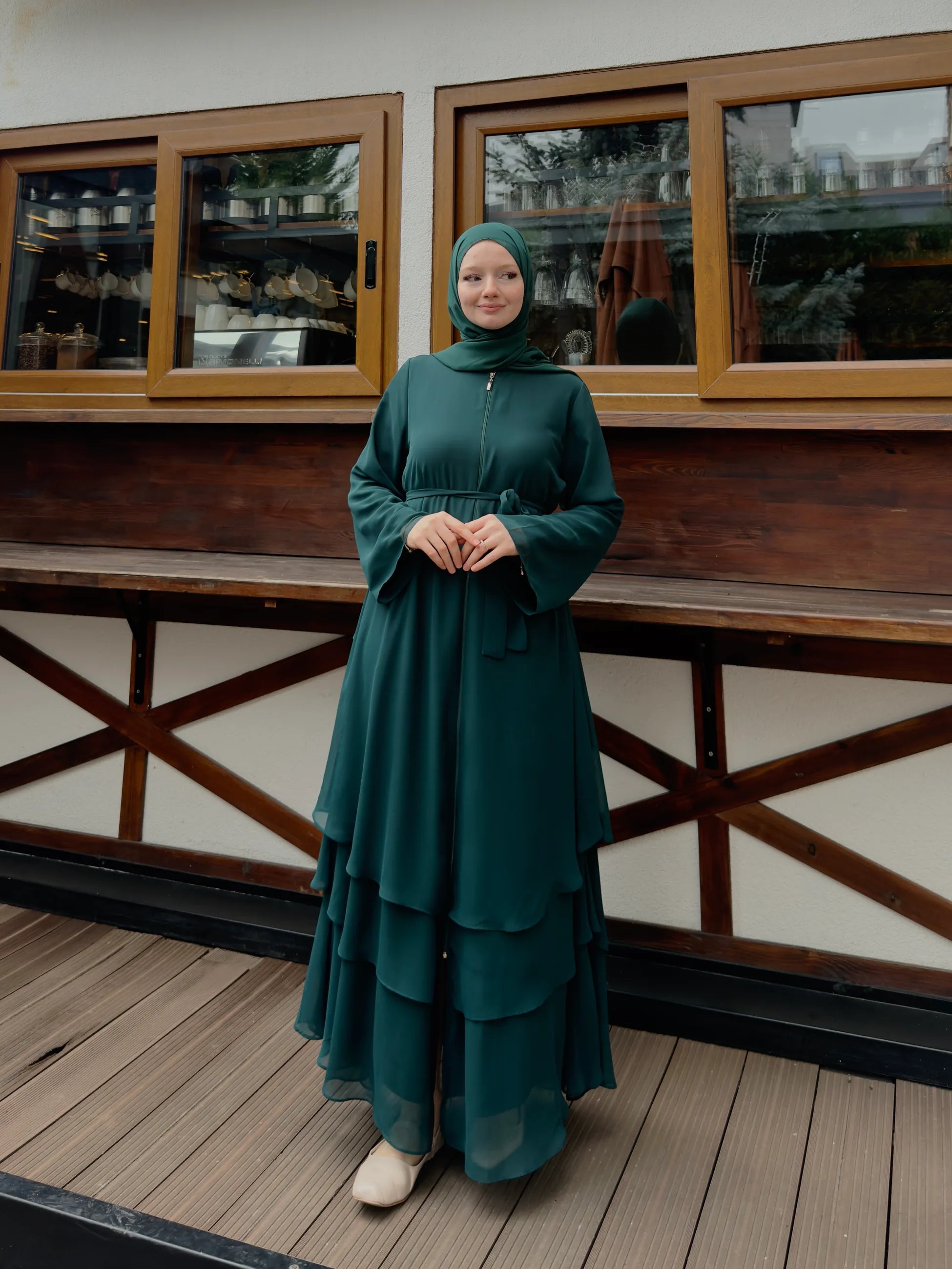 Chiffon Abaya + Umrah Shawl