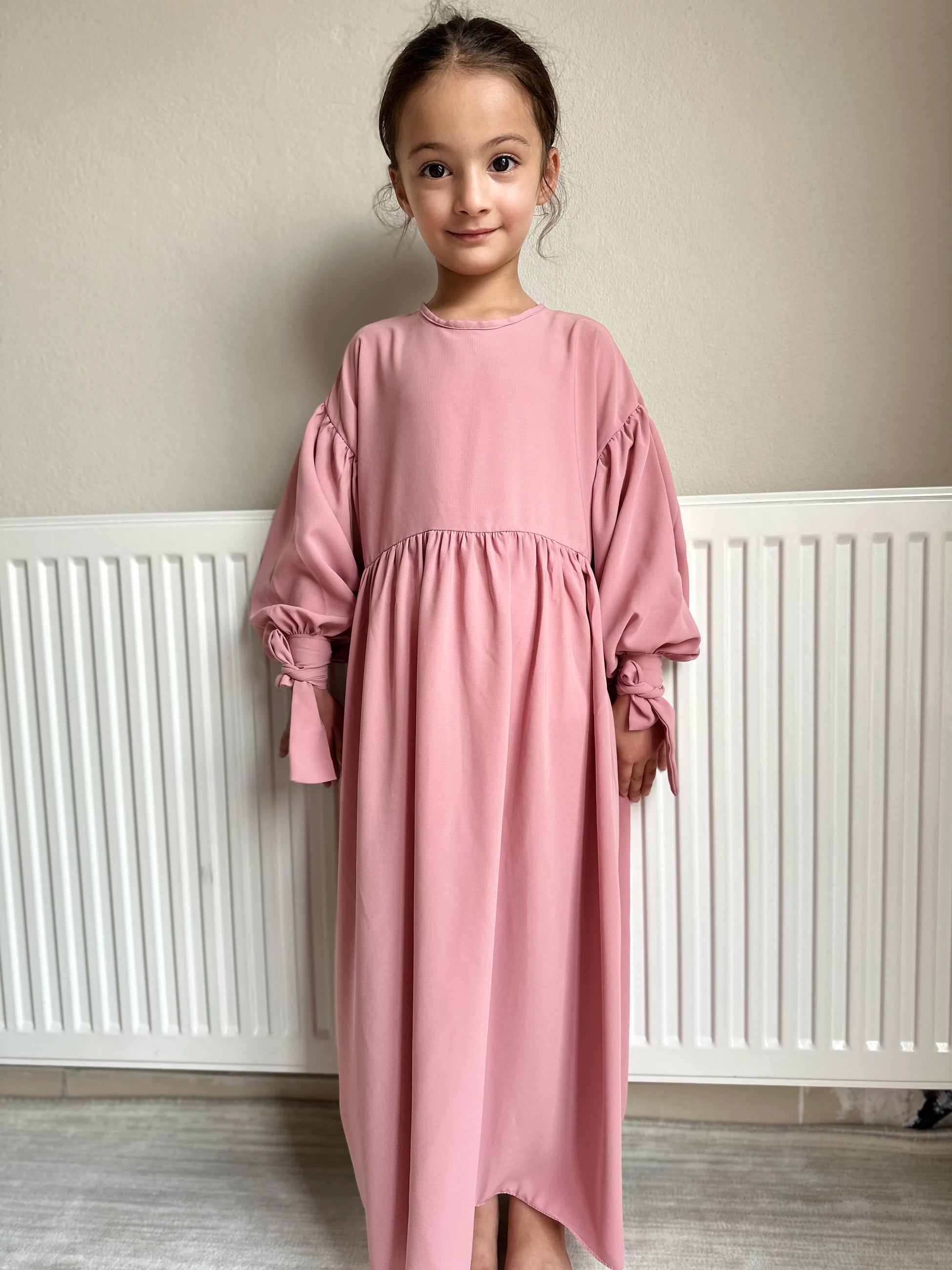 Kids Dress – Powder Pink