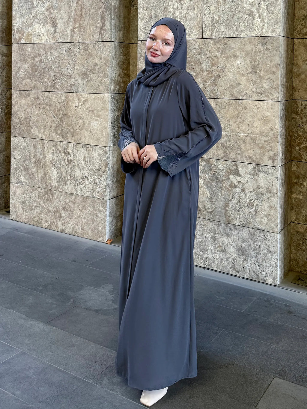 Sim Abaya + Shawl